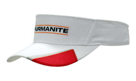 Brushed Heavy Cotton Visor with Peak Insert in Perth