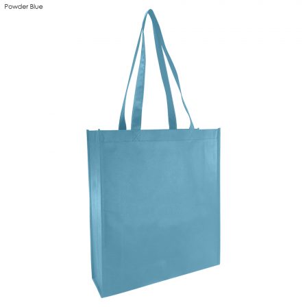 Bulk Promotional Non Woven Large Gusset Light Blue Color Bag Online In Perth Australia