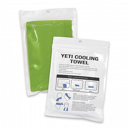 Custom printed Yeti Premium Cooling Towels