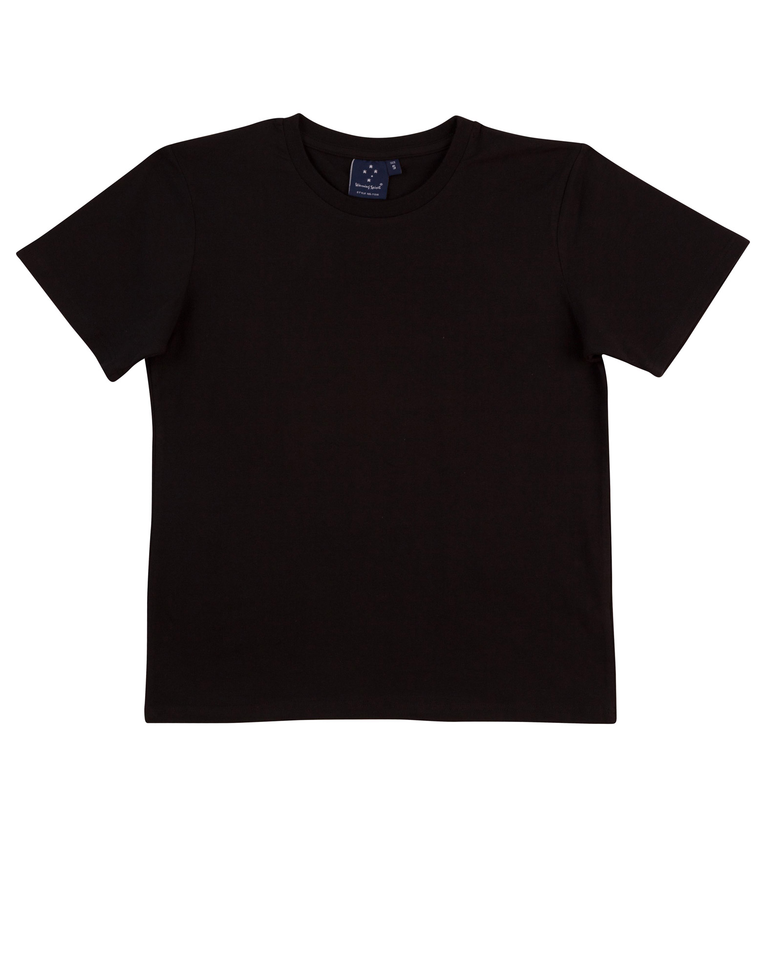 Custom (Black) Mens Super Fitted Cotton Tee Shirts Online in Australia