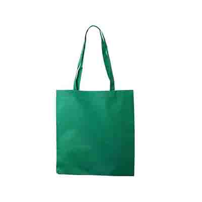 Custom Green Non Woven Large Tote Bag No Gusset Online in Perth