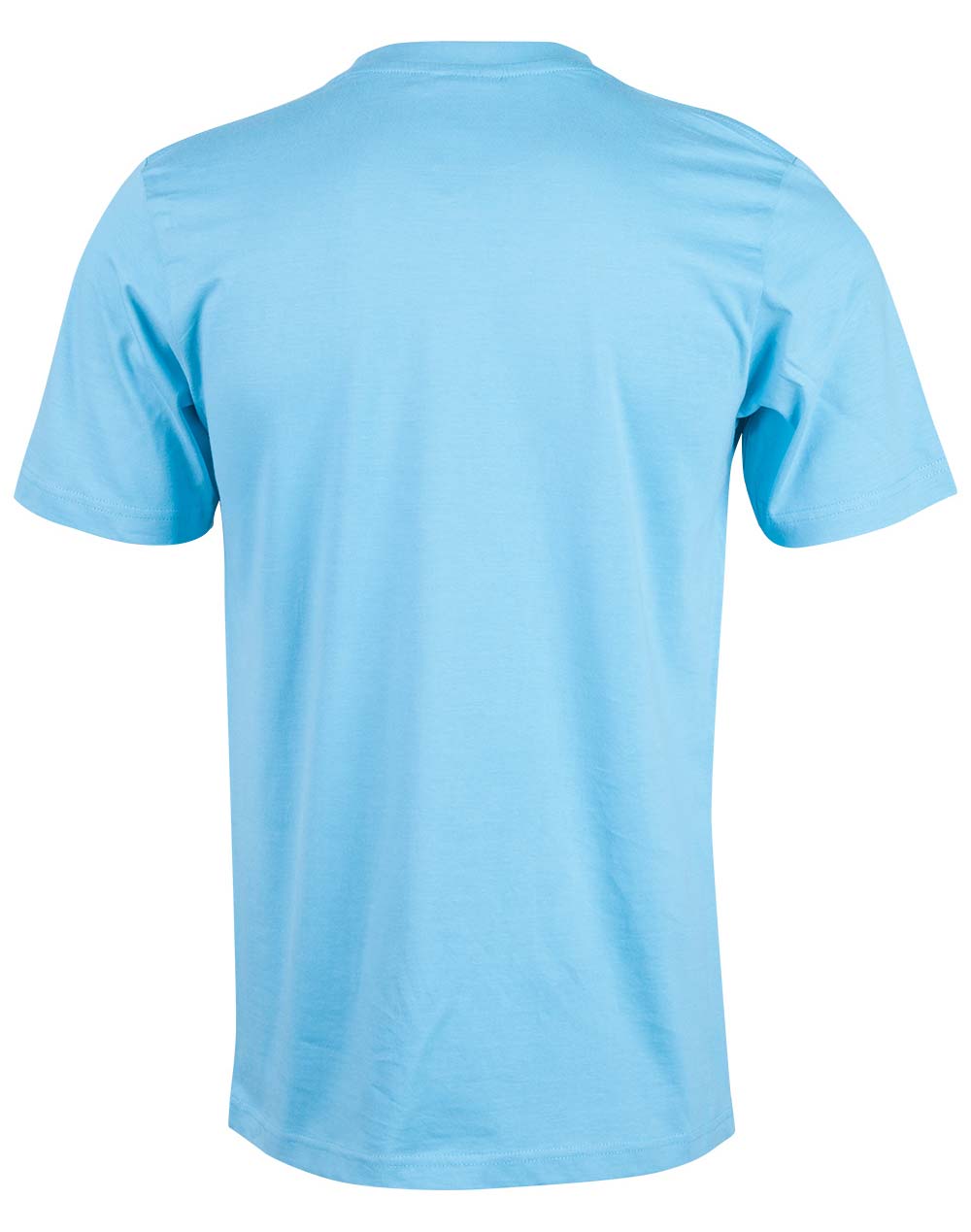 Custom (Fluoro Yellow) Semi-Fitted T-Shirts Men's Cotton Online in Perth Australia