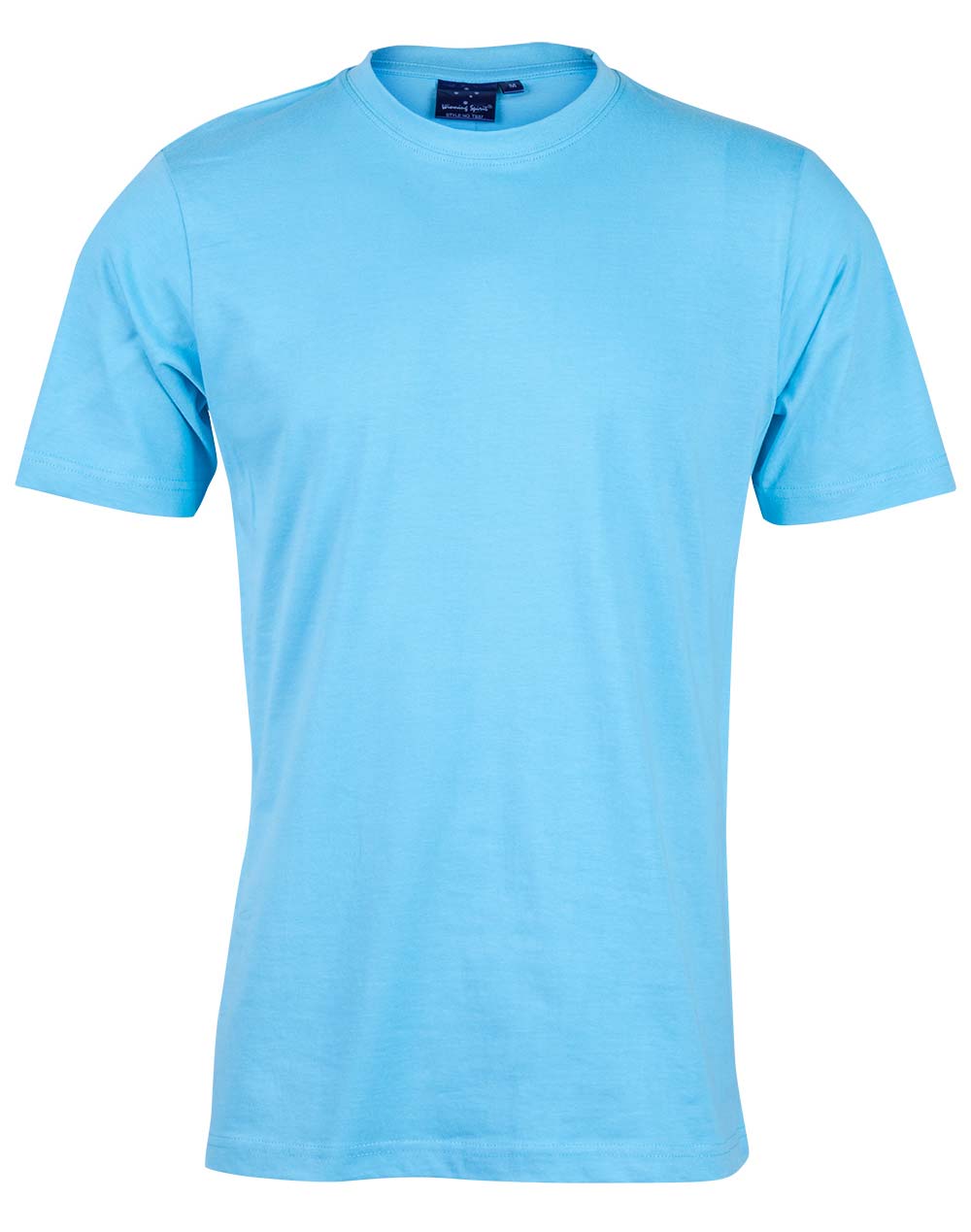 Custom (Fluoro Yellow) Semi-Fitted T-Shirts Men's Online in Perh Australia