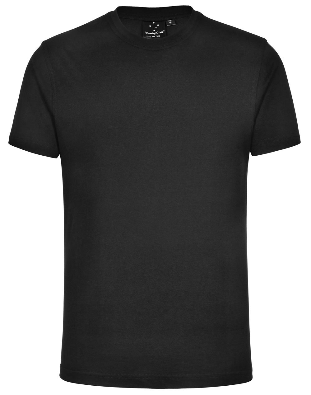 Custom Made (Black) Budget Unisex Crew Neck T-Shirts Mens Online Perth Australia
