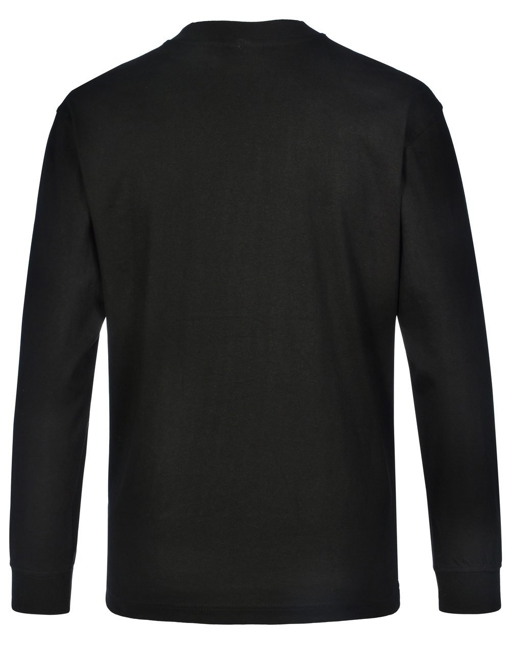 Custom Made (White) Men's London Long Sleeve Crew Neck T-Shirts Cotton Online Australia