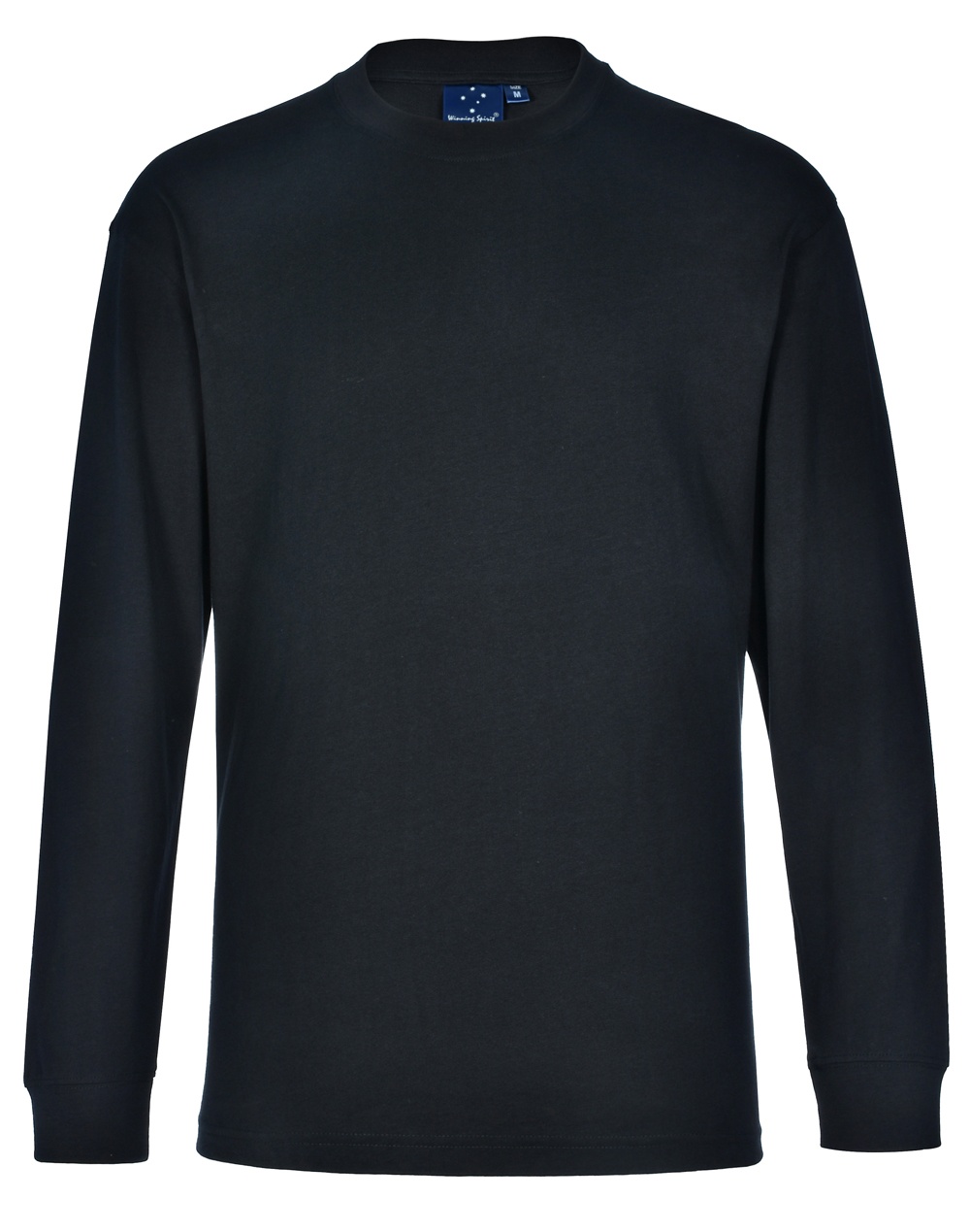 Custom Made (Black) Men's London Long Sleeve Crew Neck T-Shirts Online Australia