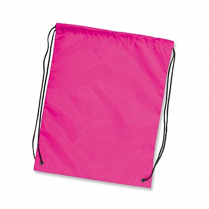 Custom Made Pink Drawstring Backpack In Australia