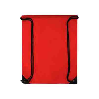 Custom Made Red Non Woven Backsack In Australia