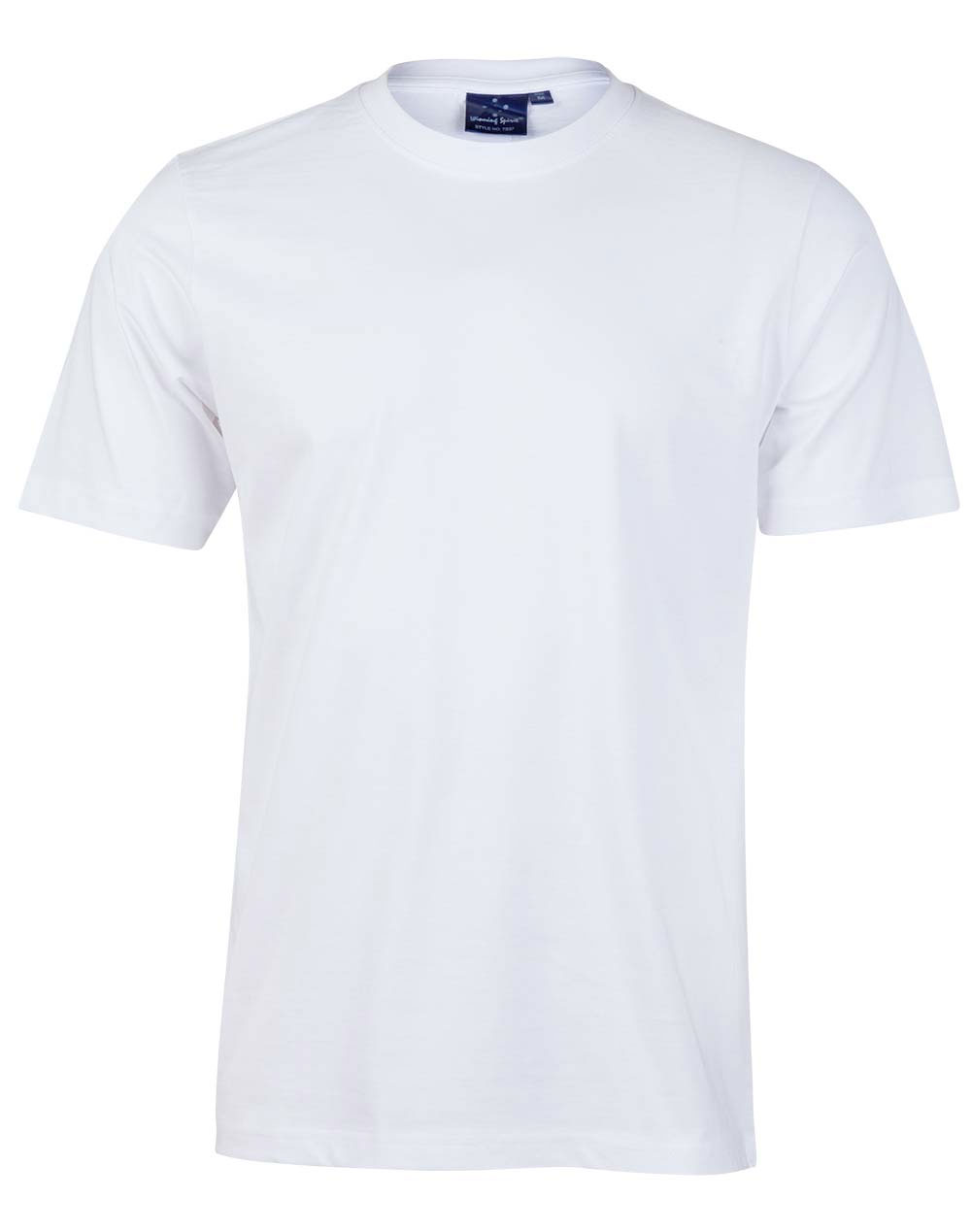 Custom Made (White) Budget Unisex Crew Neck T-Shirts Mens Online Perth Australia