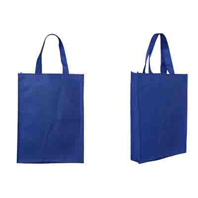 Custom Printed Drak BLue Non-Woven Trade Show Tote Bags Online in Perth