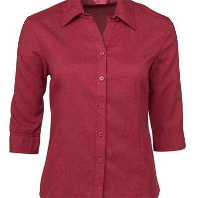 Customised Ladies 3/4 Polyester Shirts Online Perth