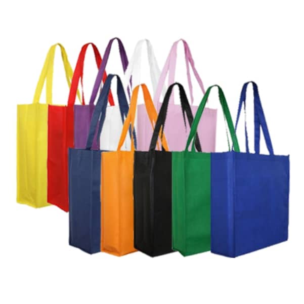 Printed Non-Woven Tote Bags (With Gusset) Perth - Mad Dog