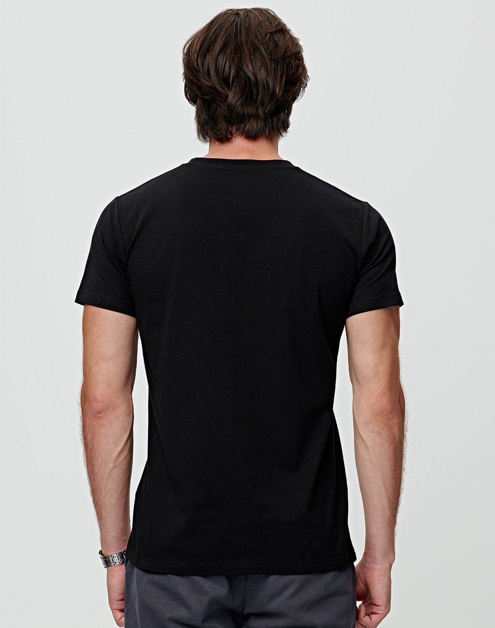 Custom Printed Premium T-Shirts Men's Double Needle Herms Online in Perth Australia
