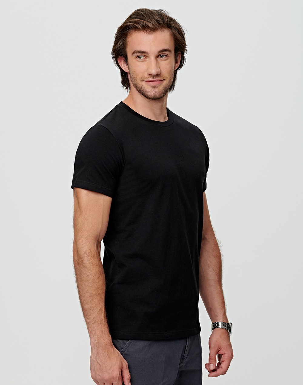 Custom Printed Premium T-Shirts Men's Side Seamed Online in Perth Australia