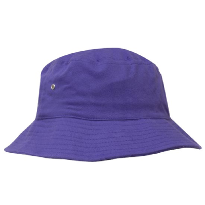 Custom Sports Twill Bucket Hat Purple Online Australia