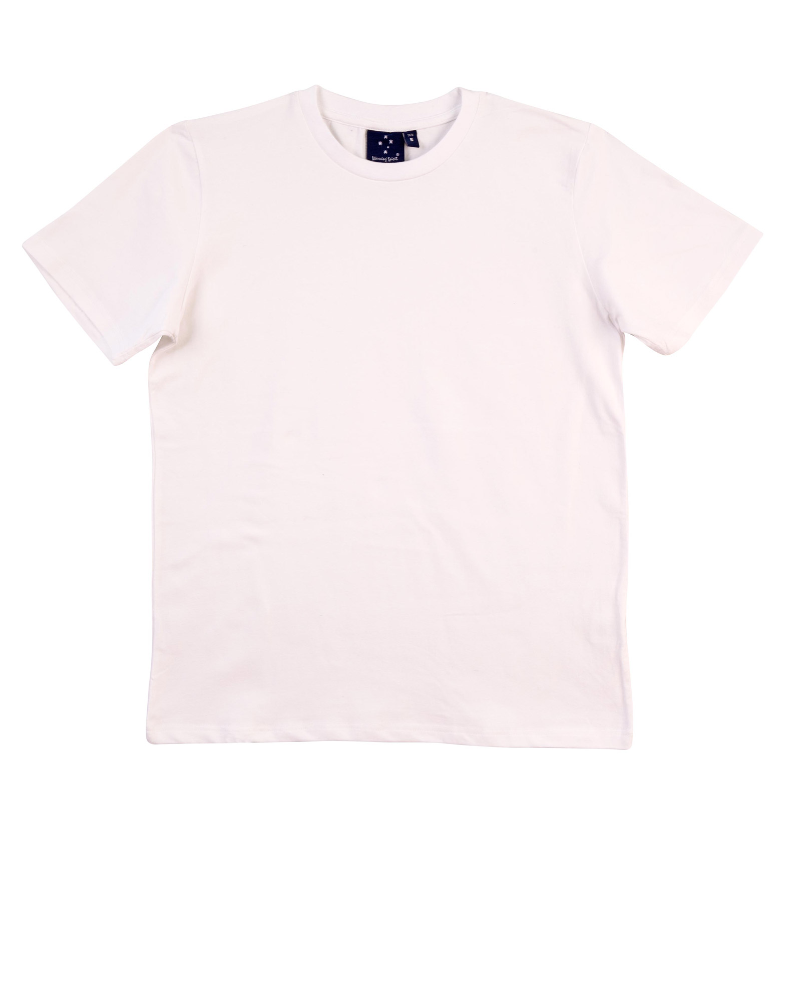 Custom (White) Mens Super Fitted Cotton Tee Shirts Online in Australia