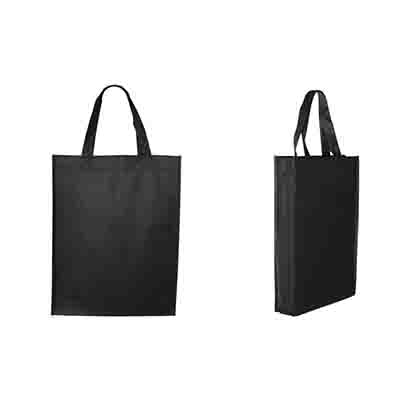 Printed Black Non-Woven Trade Show Tote Bags Perth