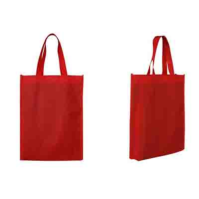 Printed Red Non-Woven Trade Show Tote Bags Online in Perth
