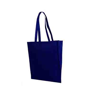 Promotional Navy Non Woven Tote Bag V Gusset in Perth, Australia