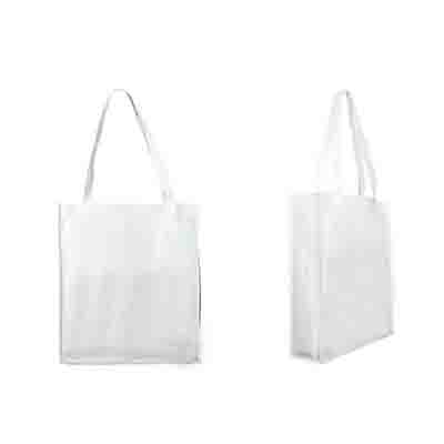 Promotional White Non Woven Large Tote Bag with Gusset Online in Perth