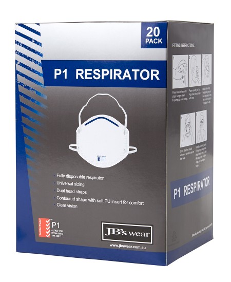 Custom Apparels Respiratory Blister 5Pc Respirator Online In Perth Australia