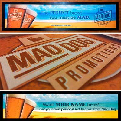 Custom Printed Bar Mats Online In Perth Australia