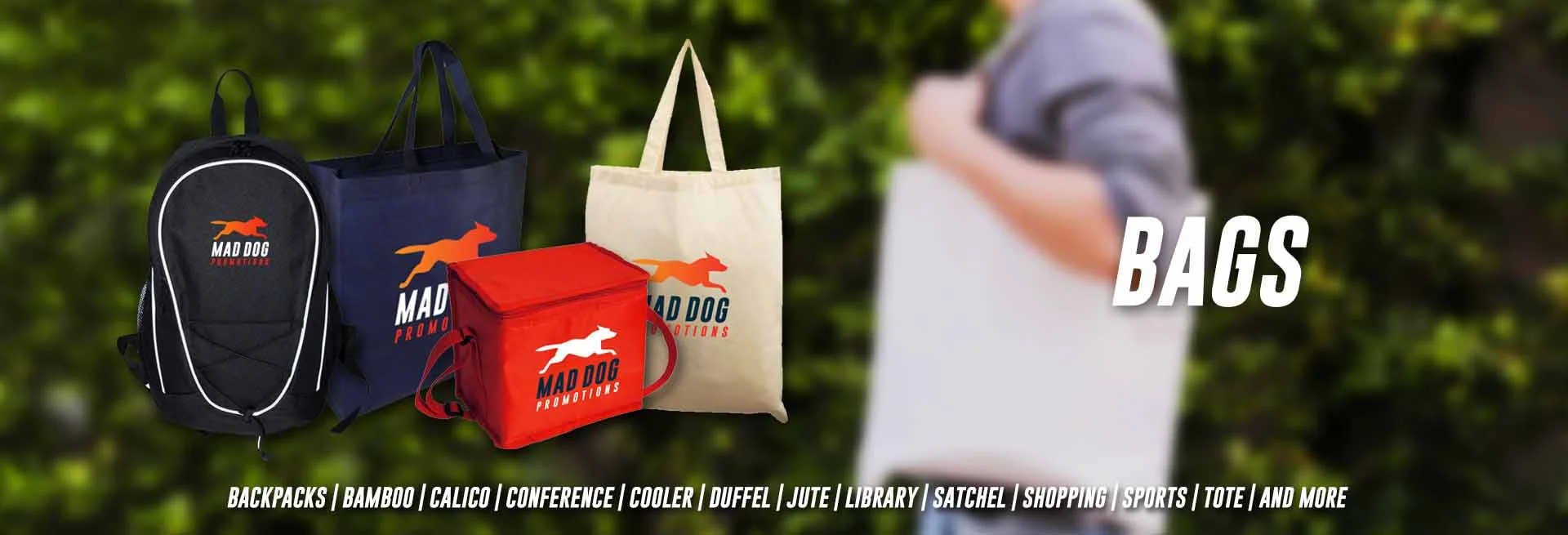 Custom Printed Bags Online in Perth - Mad Dog Promotions