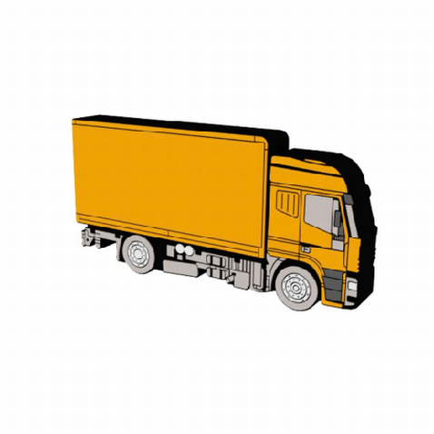 Custom Printed Truck PVC Flash Drive Online