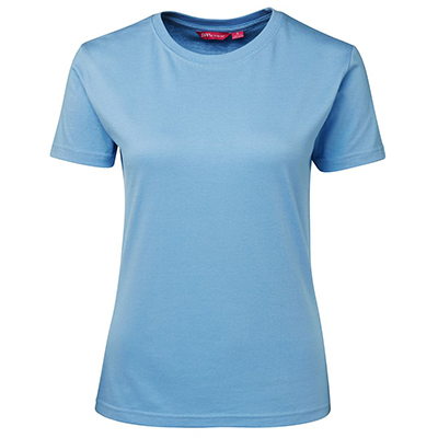 Order Printed Blue Ladies Fitted Tee Shirts Online in Perth