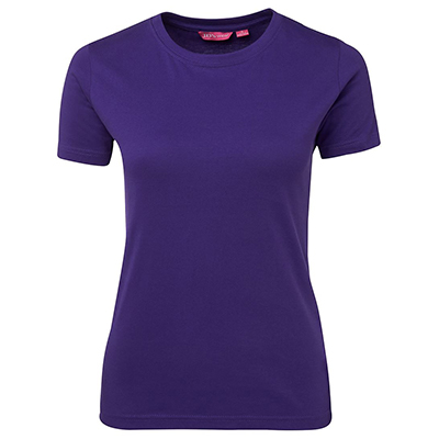 Order Purple Ladies Fitted Tee Shirts Online in Perth