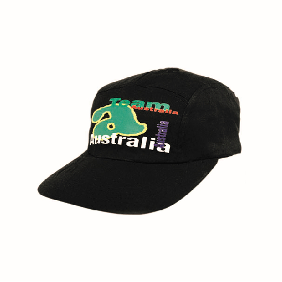 Promotional Corparate Custom Printed Bags Headwears Cotton and Other Fabrics 5 Panel Square Front - 3058 Perth Australia