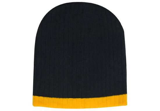 Promotional Corparate Custom Printed Bags Headwears BEANIES Two Tone Cable Knit Beanie - Toque - 4195 Perth Australia