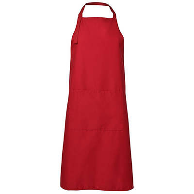Custom Red Apron With Pocket in Perth
