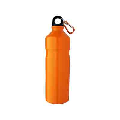 Promotional Orange Aluminium 750ml Water Bottles in Perth