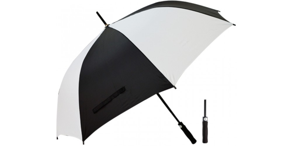 Econo Golf Umbrella 2 Tone T20-Black-White g-1000x500