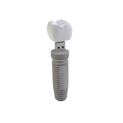 Printed Tooth Implant PVC Flash Drive Online