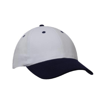 Bulk Custom Brushed Heavy Cotton White Navy Online In Perth Australia