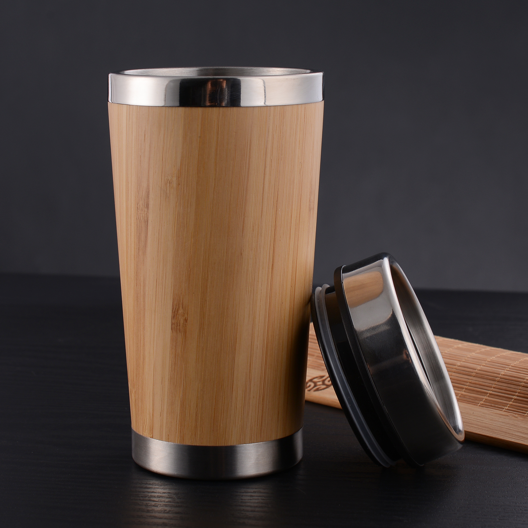 Bulk Custom Made Stainless Steel Jackson Bamboo Mug Online In Perth Australia