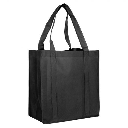 Bulk Custom Printed Non Woven Black Shopping Bag Online In Perth Australia