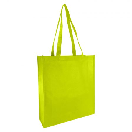 Bulk Promotional Non Woven Large Gusset Light Green Color Bag Online In Perth Australia