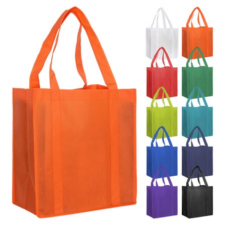 Bulk Promotional Non Woven Orange Shopping Bag Online In Perth Australia