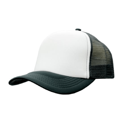 Bulk Promotional Truckers Mesh Cap Sky White Char Coal Online In Perth Australia