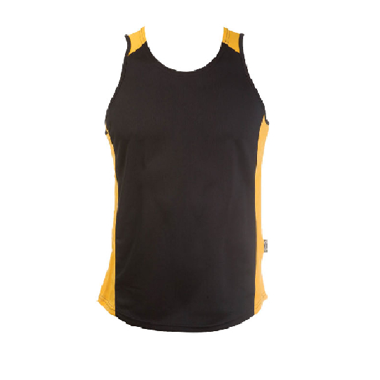 Custom Bottle Gold OC Mens Basketball Singlets in Perth