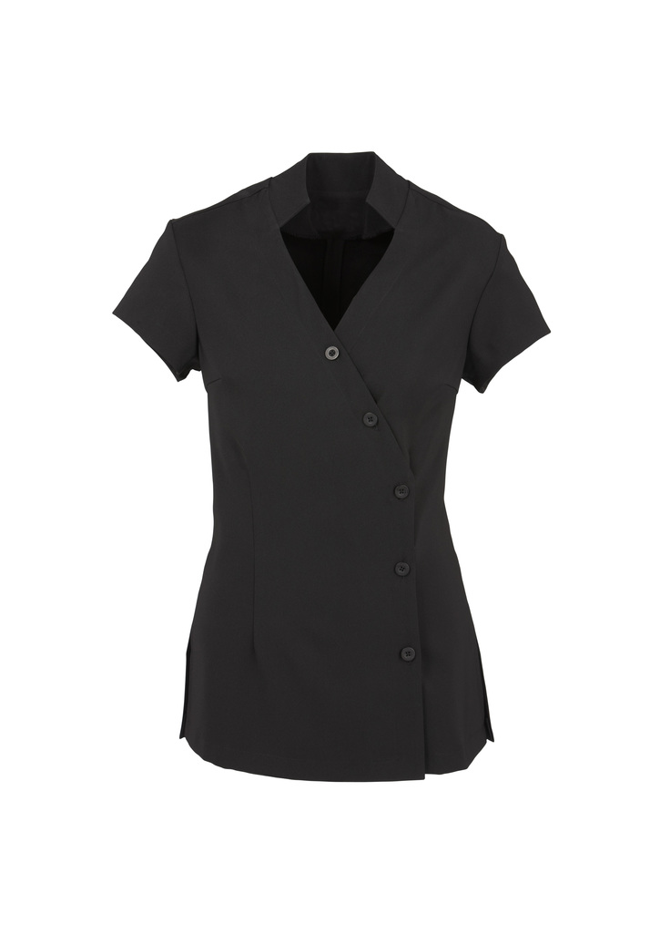 Black Ladies Zen Crossover Tunic Scrubs Online in Perth, Australia