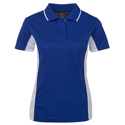 Promotional Corparate Custom Printed Apparels Polos Ladies PODIUM LADIES CONTRAST POLY POLO - 7LPP Perth Australia