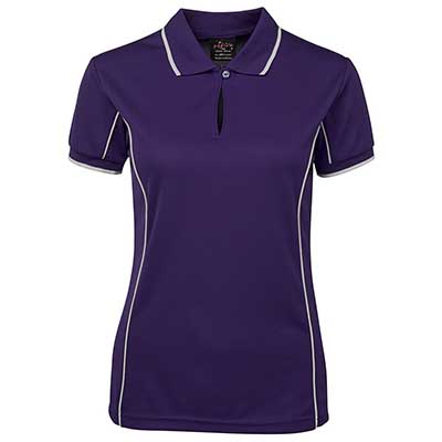 Promotional Corparate Custom Printed Apparels Polos Ladies PODIUM LADIES PIPING POLO - 7LPI Perth Australia