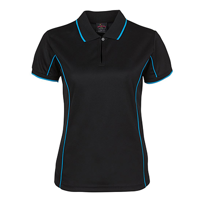 Promotional Corparate Custom Printed Apparels Polos Ladies PODIUM LADIES PIPING POLO - 7LPI Perth Australia