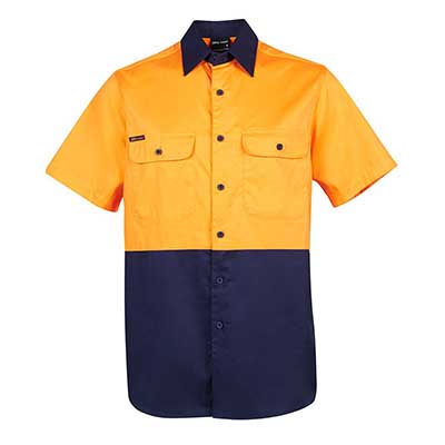 Promotional Corparate Custom Printed Apparels HI VIS Tradewear SHIRTS HI VIS S/S 150G SHIRT - 6HWSS Perth Australia