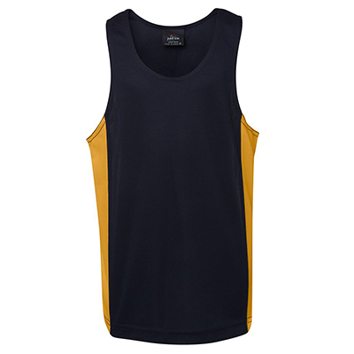 Apparels Tees & Singlets Singlets Kids PODIUM KIDS CONTRAST SINGLET - 7KPCS Perth Australia