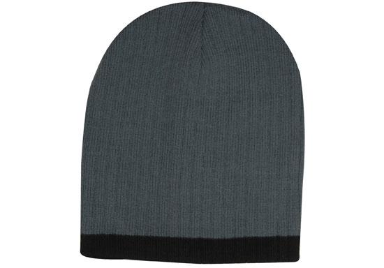 Promotional Corparate Custom Printed Bags Headwears BEANIES Two Tone Cable Knit Beanie - Toque Perth Australia